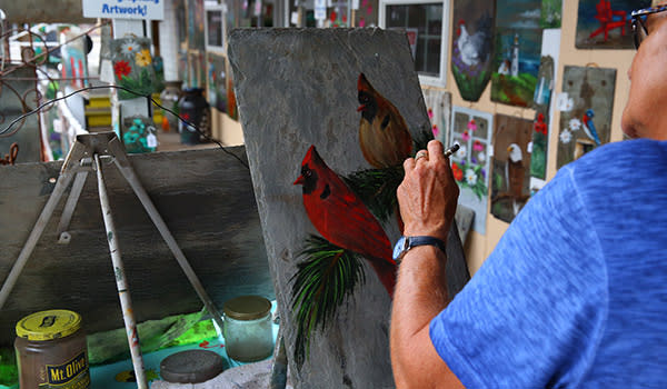 Kathy Mcclanahans Oil Painting Studio Shipshewana In 46565