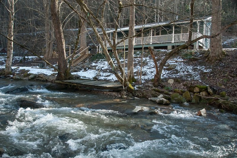 Bryson City Cabin Rentals Creekside Cottage
