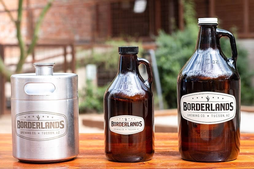 64oz Growlers with Logo Tucson, AZ 85701