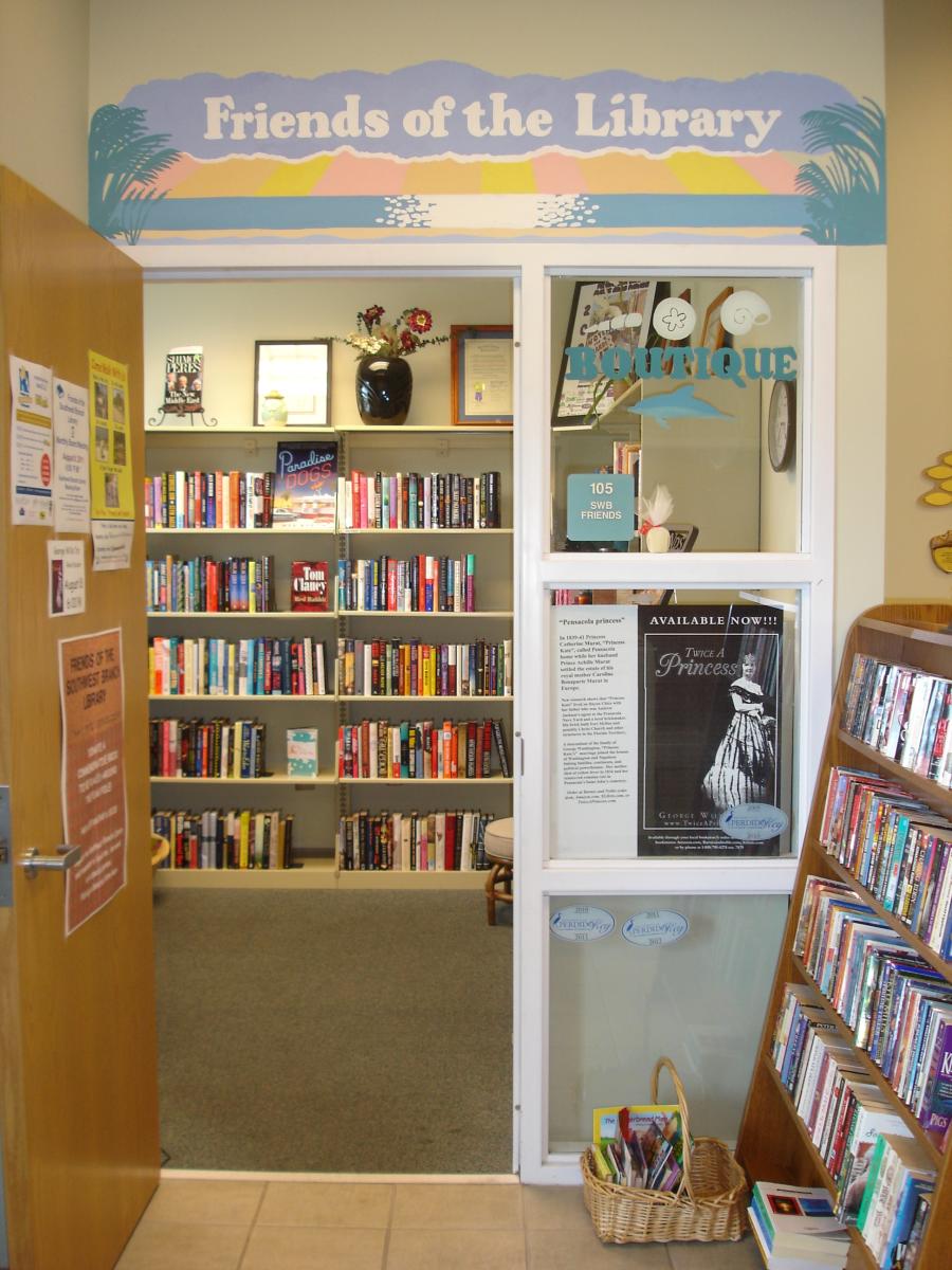 Friends of the Southwest Branch Library Boutique in Pensacola VISIT