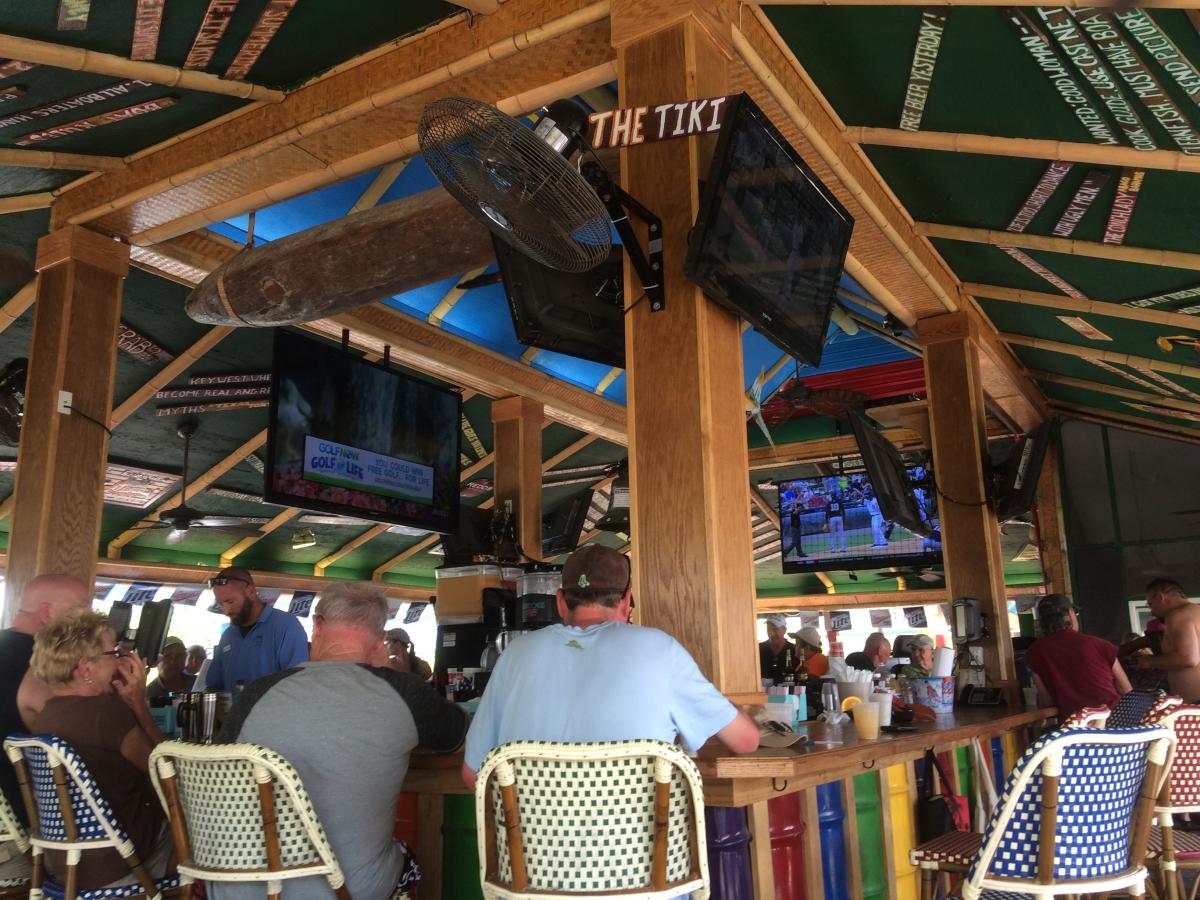 Pinchers Crab Shack Fort Myers Beach Tiki Bar in Fort Myers Beach
