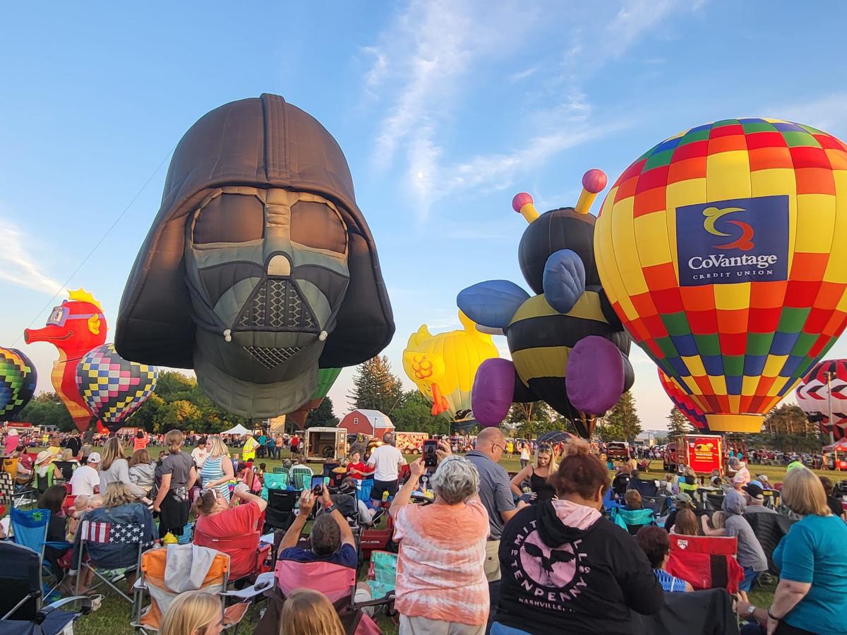 Taste N Glow Balloon Festival Wausau, WI