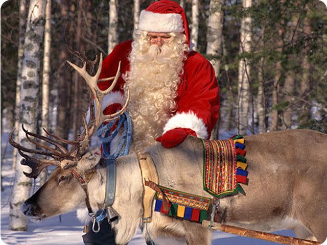 Santa Claus Breakfast A Reindeer