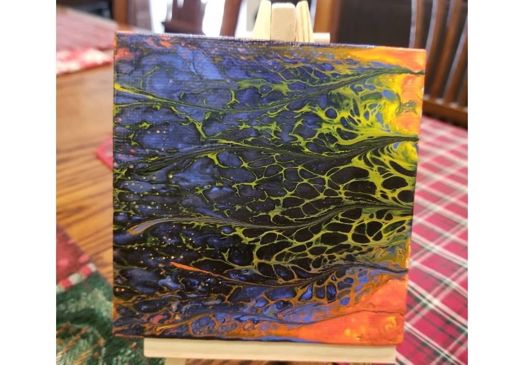 Acrylic Pour Painting Class Red Lion Pa 17356