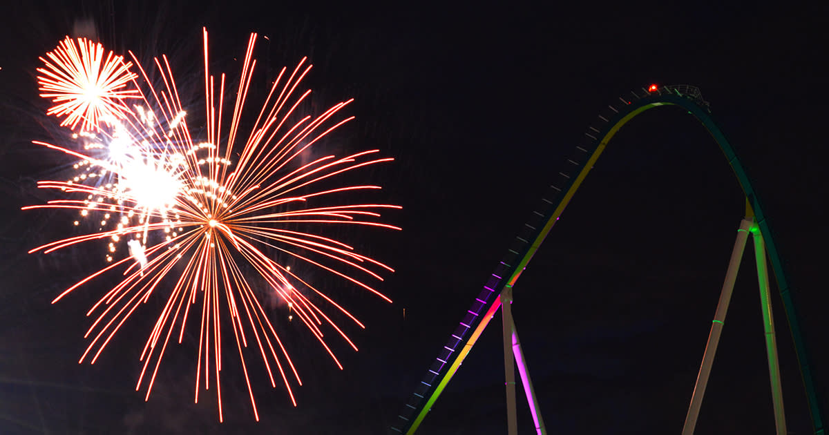 Celebrate America Fireworks Show at Carowinds