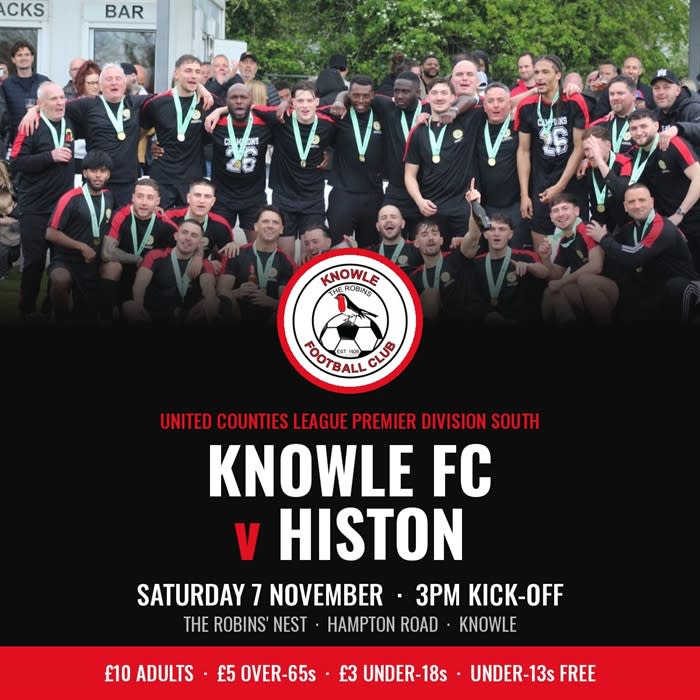 Knowle FC v Histon