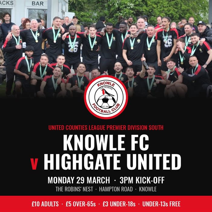 Knowle FC v Highgate United