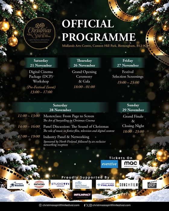Christmas Spirit Film Festival 2026 – Official Programme