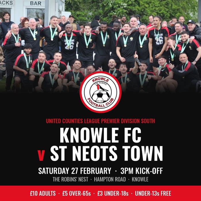 Knowle FC v St Neots Town