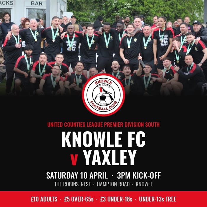 Knowle FC v Yaxley