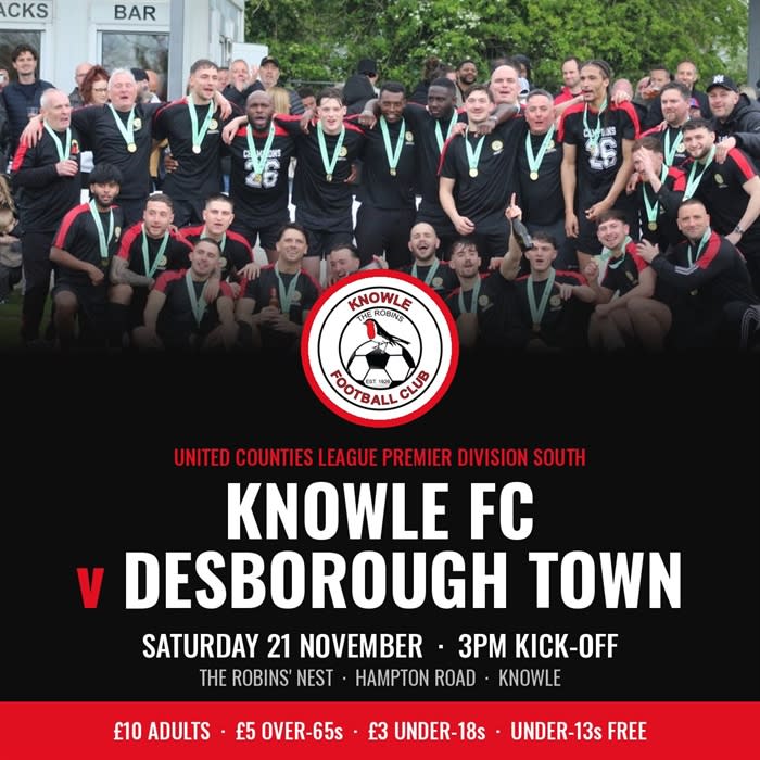 Knowle FC v Desborough Town