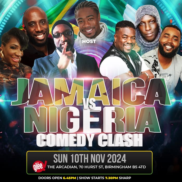 Jamaica Vs Nigeria Comedy Clash (18+) Visit Birmingham