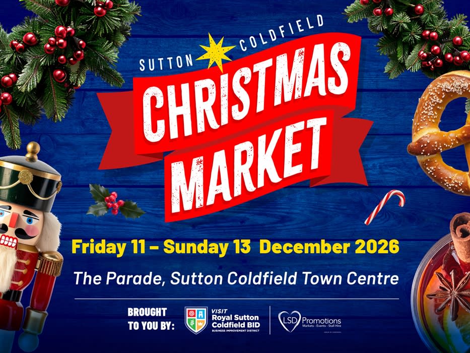 Sutton Coldfield Christmas Market 2026
