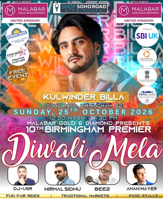 Birmingham Diwali Festival 2026