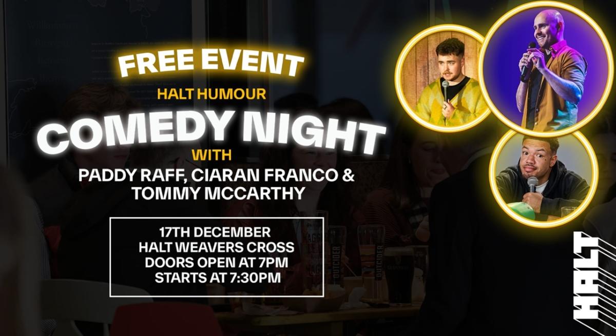 Comady Hour HALT Humour Comedy Night