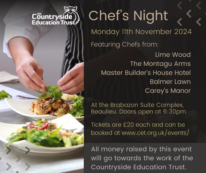 Chef's Night Visit the New Forest