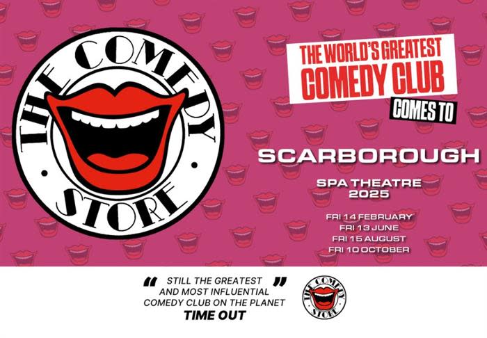 The Comedy Store on Tour 2025 - Discover Yorkshire Coast