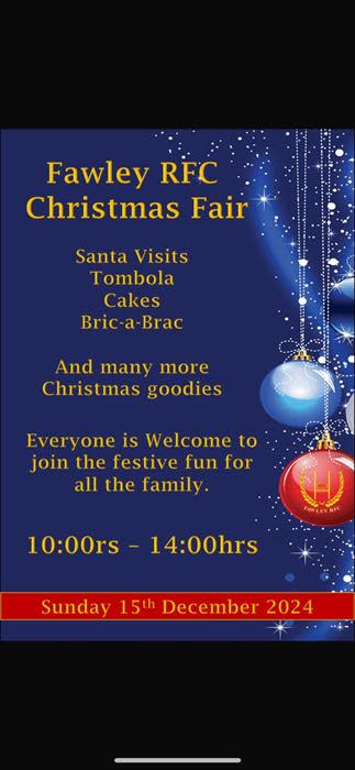 Fawley Rfc Fawley Rugby Club Christmas Fair - Visit the New Forest