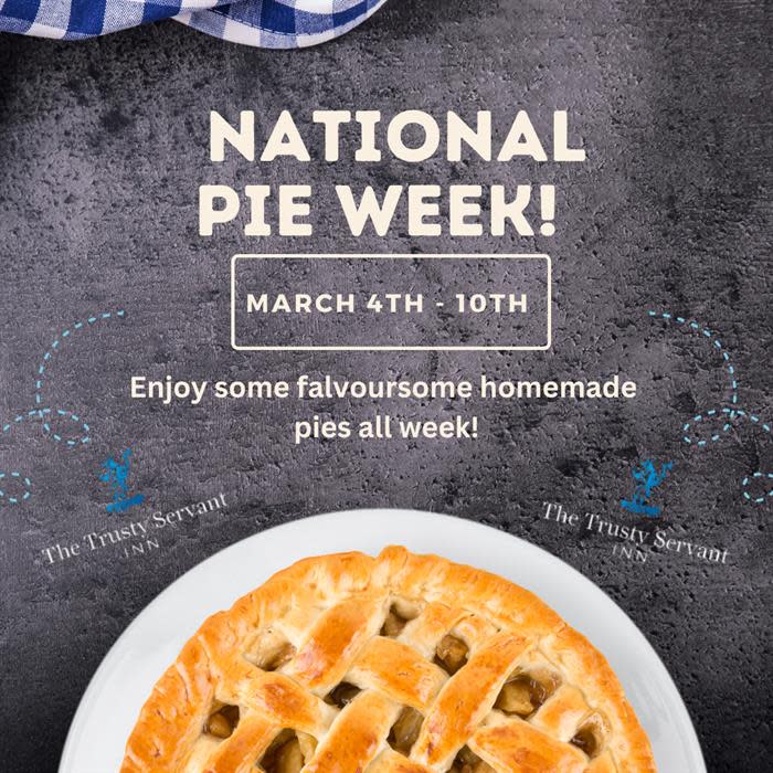 National Pie Week 2025 Schedule 