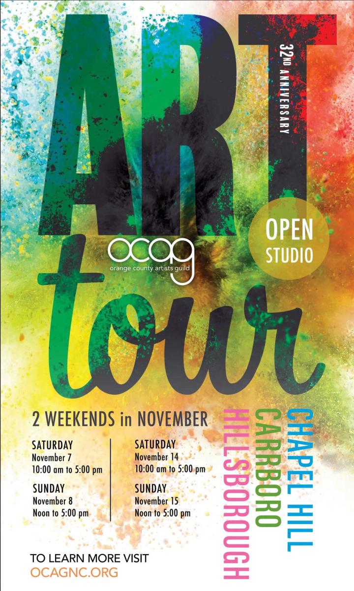 32nd Annual Orange County Artists Guild Open Studio Tour — Arts & culture in Over 100 artist studios across Orange County · Orange County, NC