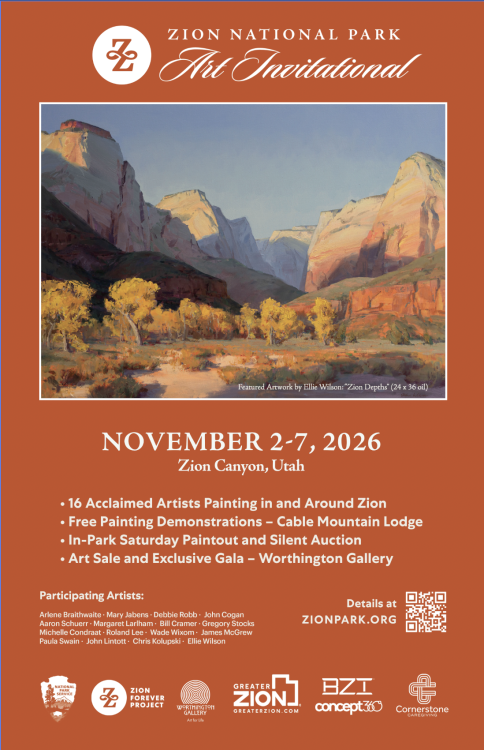 2026 Zion National Park Art Invitational