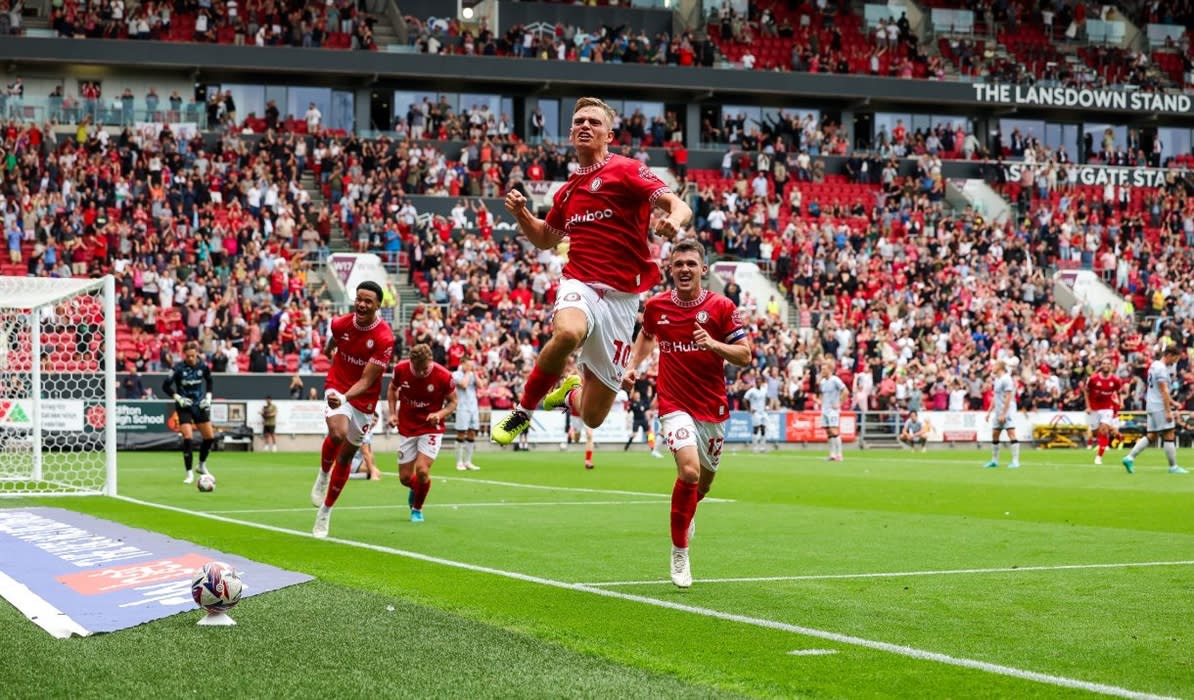 Bristol City vs Burnley at Ashton Gate Stadium