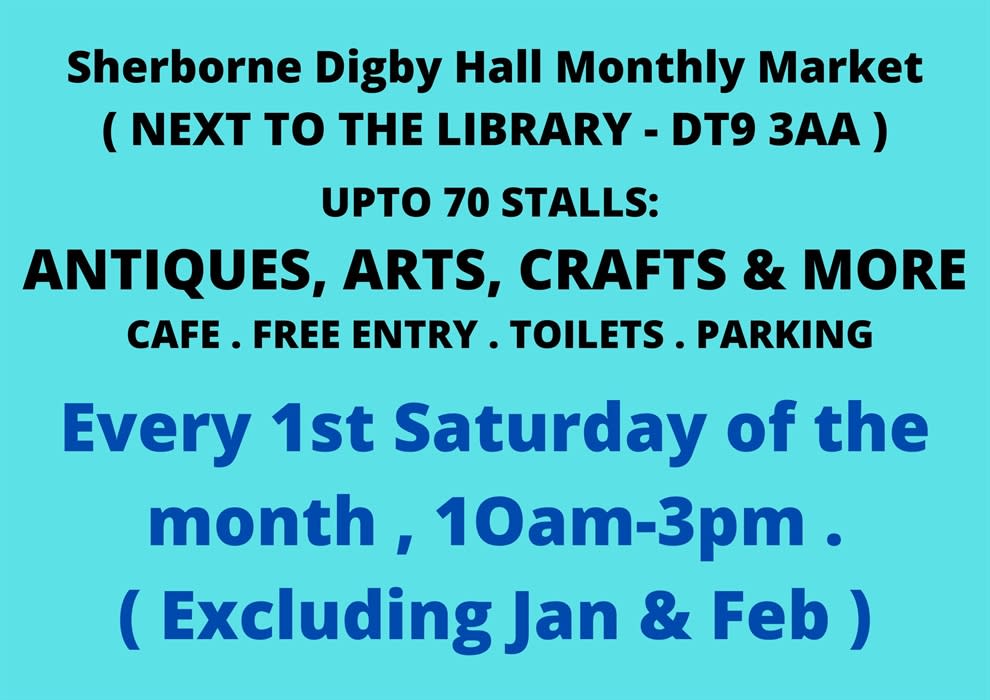 Sherborne Digby Hall Monthly Market Visit Dorset