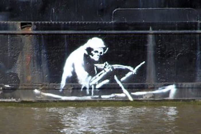 Banksy Graffiti The Grim Reaper