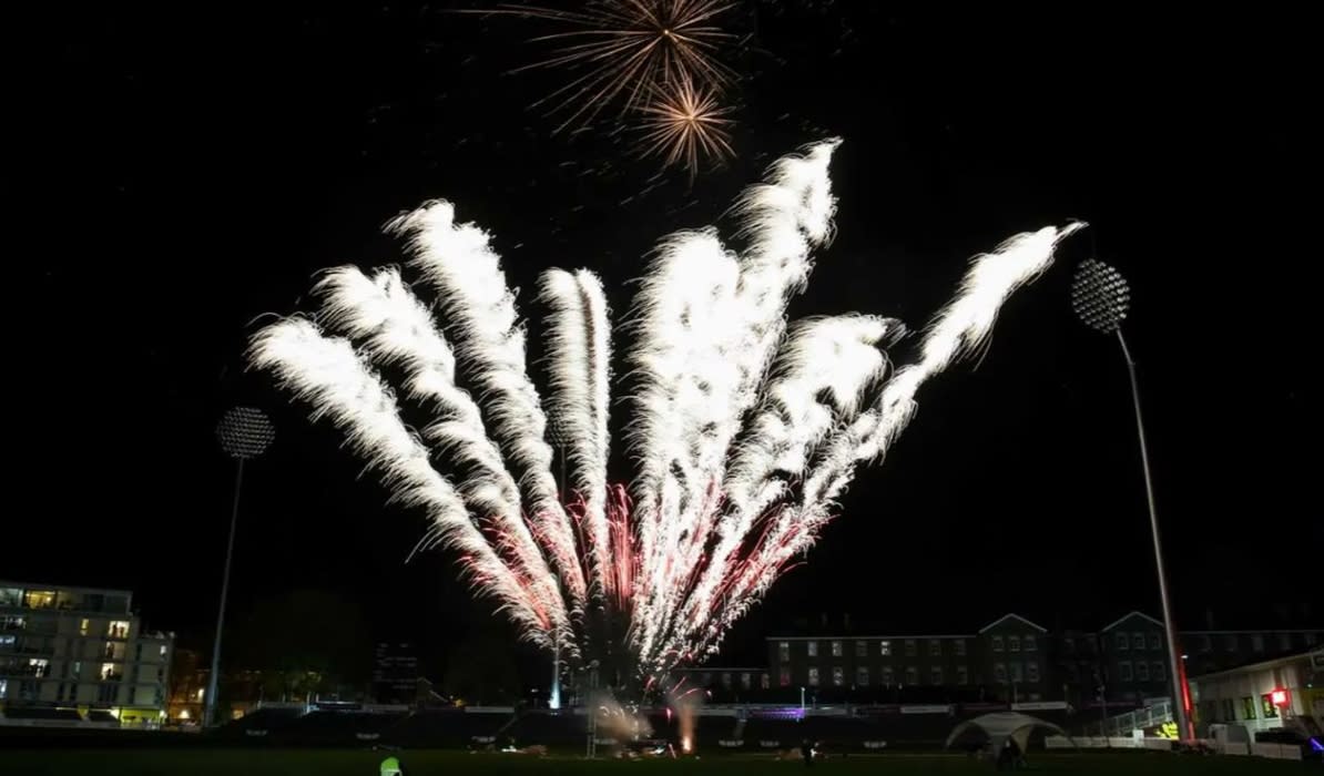 Fireworks at Gloucestershire Cricket