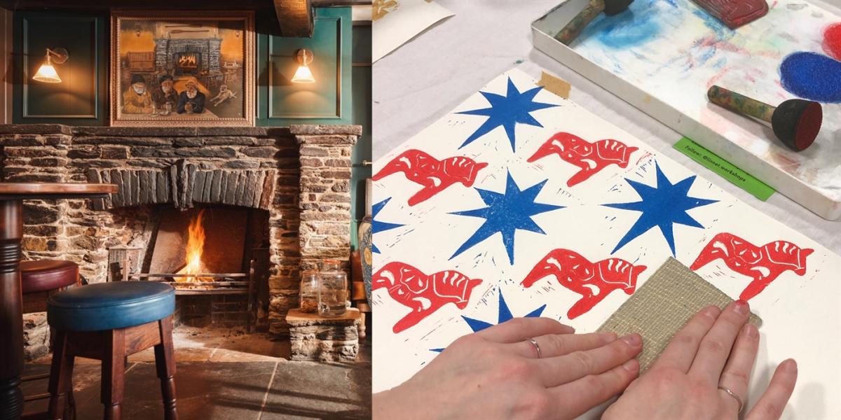 Festive Block Printing Visit Devon