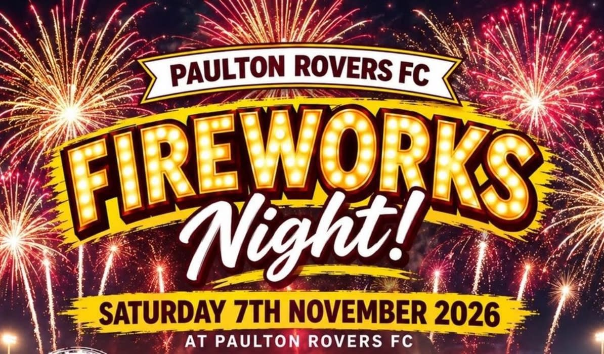 Fireworks and Disco at Paulton Rovers FC