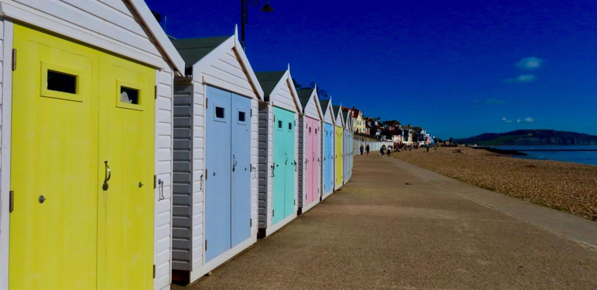 Lyme Regis Beach Huts Visit Dorset