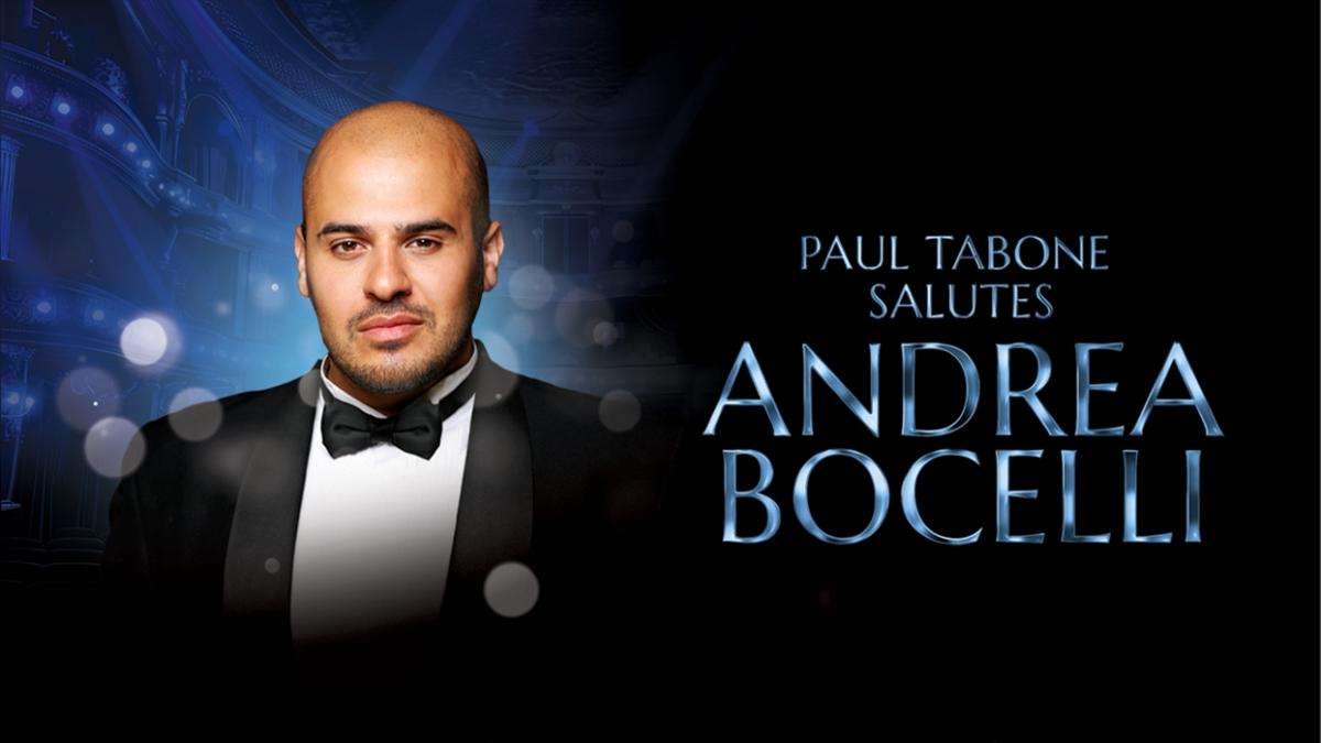 Paul Tabone Salutes Andrea Bocelli at Redgrave Theatre