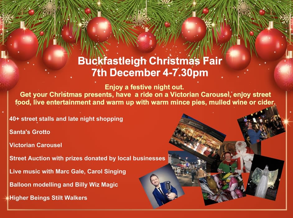 Buckfastleigh Christmas Fair Visit Devon