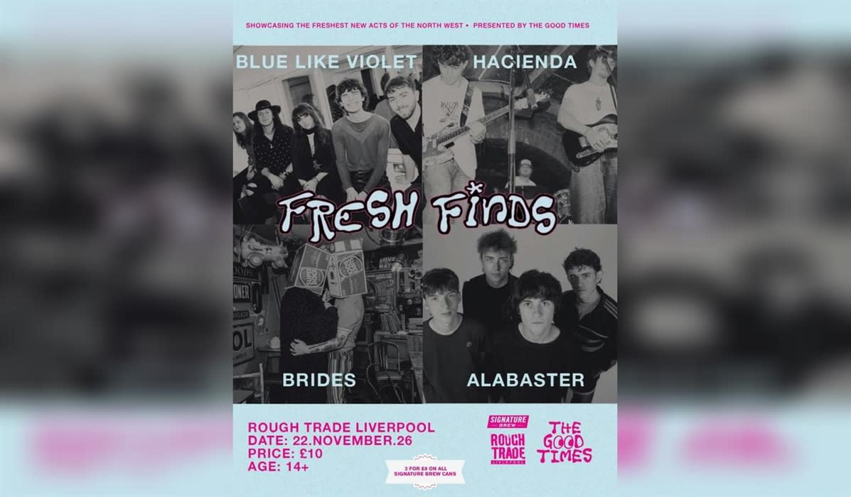 Fresh Finds Presents: Blue Like Violet, Hacienda, Brides, Alabaster