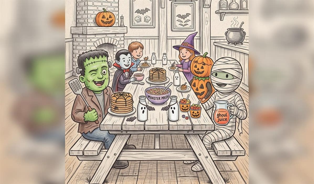 Kids Halloween Breakfast