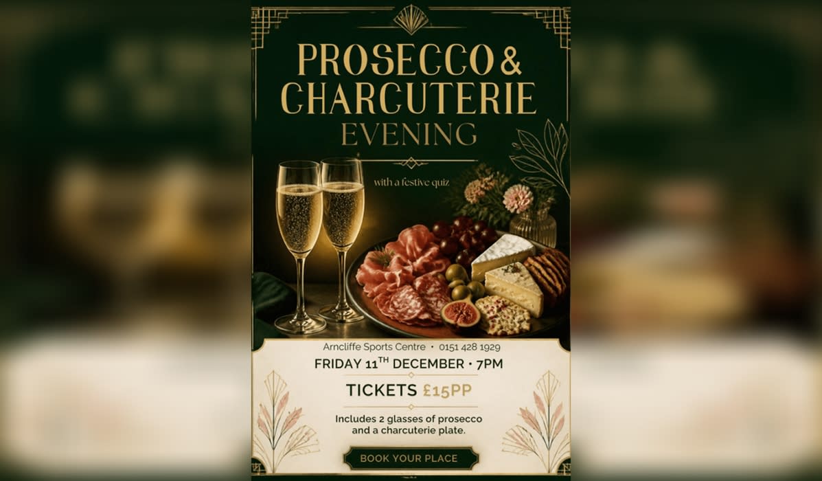 Prosecco & Charcuterie Evening With a Festive Quiz