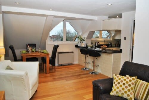 Beautiful view of Penthouse Penthouses With Private Home Movie Room And Kitchen