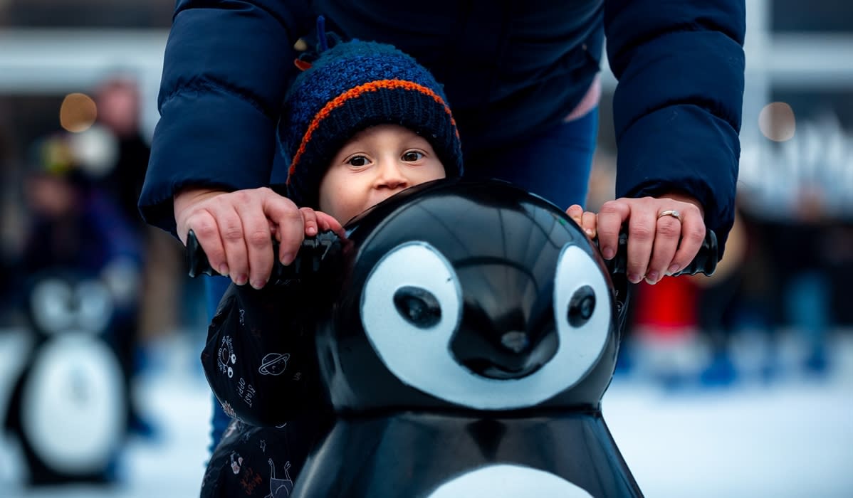Portsmouth On Ice, from Guildhall Square
