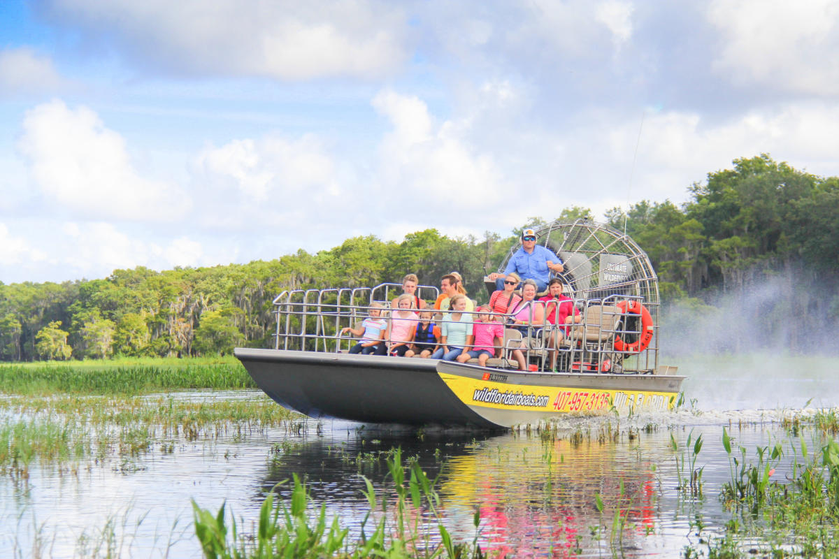wild florida airboat safari ride