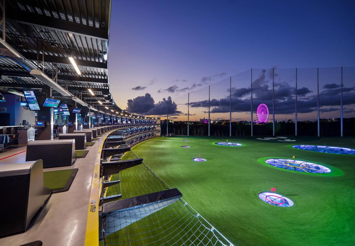 Teeing it up at Topgolf Orlando - The Orlando Duo