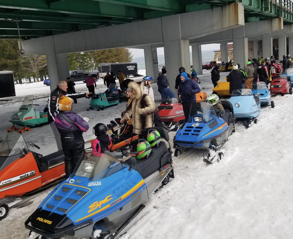 Snowmobile the "Mighty Mac"