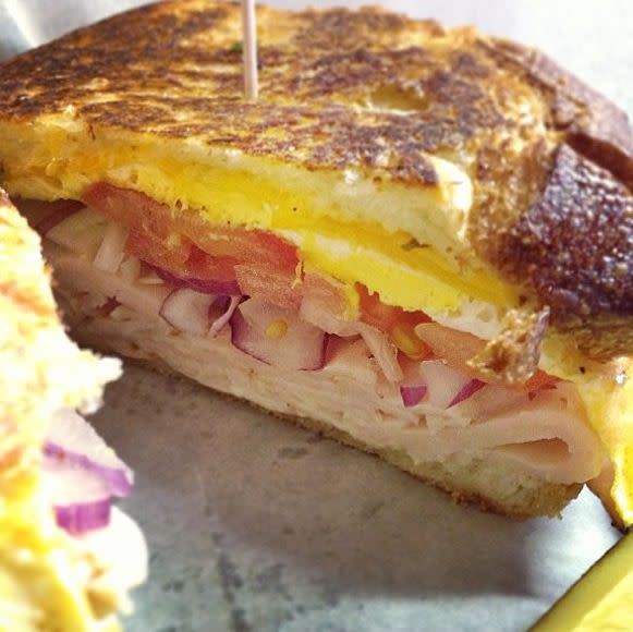maize and blue dunks