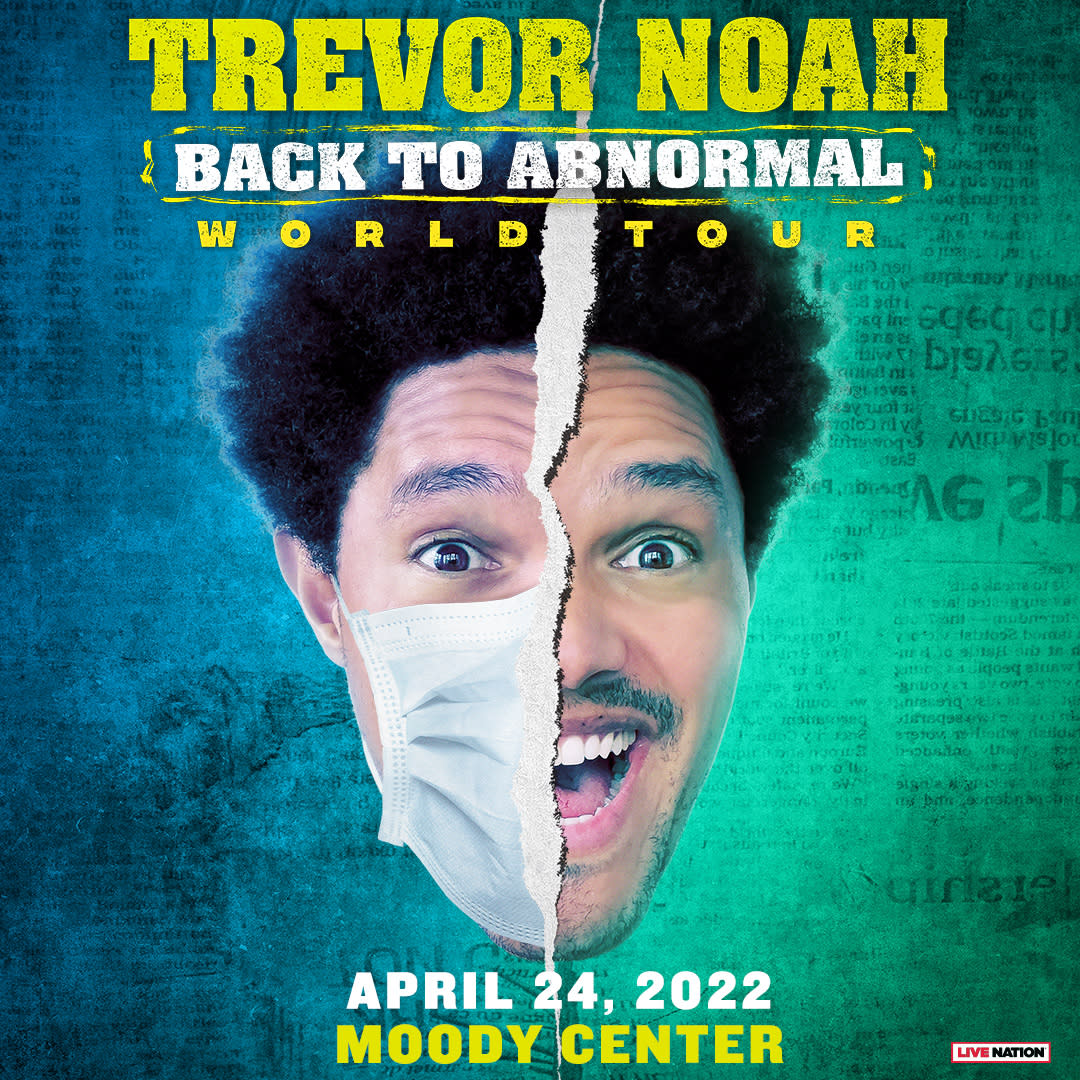 Trevor Noah Back To Abnormal World Tour Austin Tx