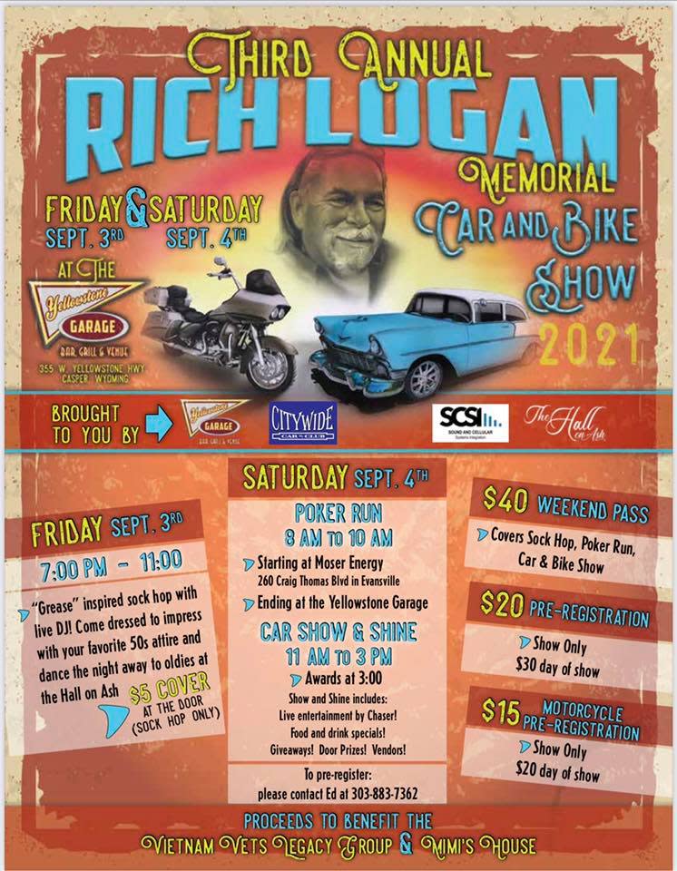 3rd Annual Rich Logan Carshow Casper Wy