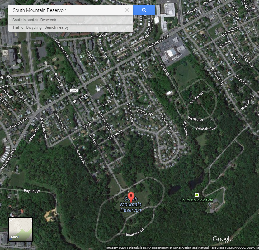 South Mountain Reservoir Allentown, PA 18103