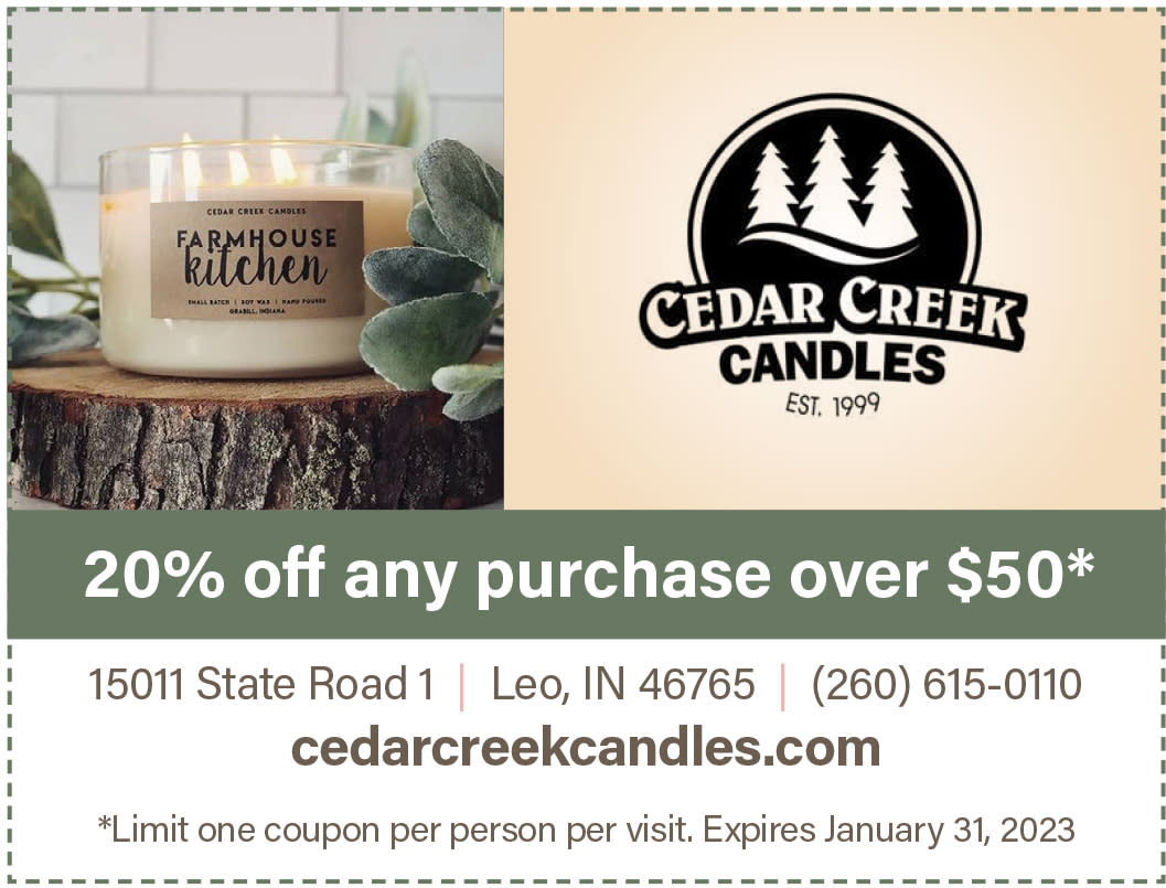 20% off any purchase over $50