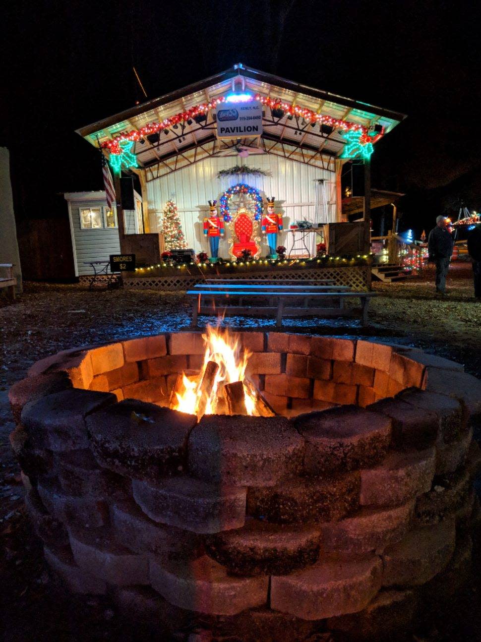 Christmas Lights on the Farm