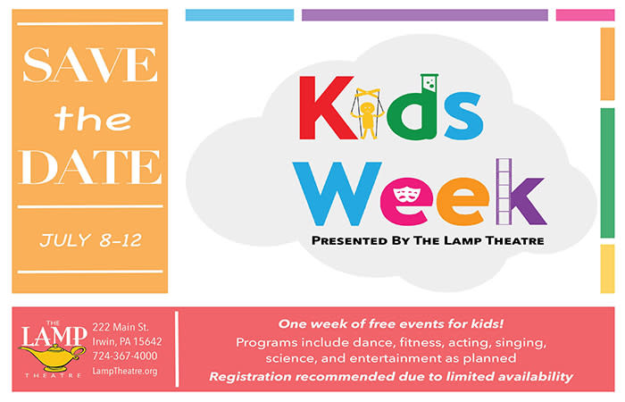 Kids Week At The Lamp Theatre The Lamp Theatre