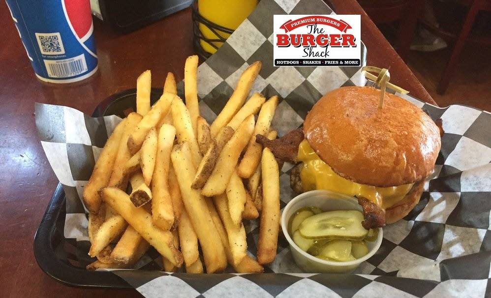 Just eat burger shack clearance